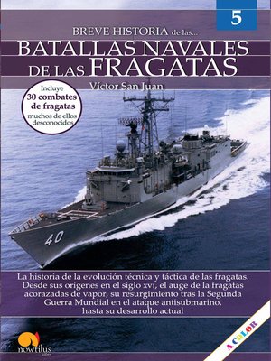 cover image of Breve historia de las batallas navales de las fragatas
